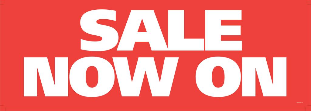 'Sale Now On' Banner
